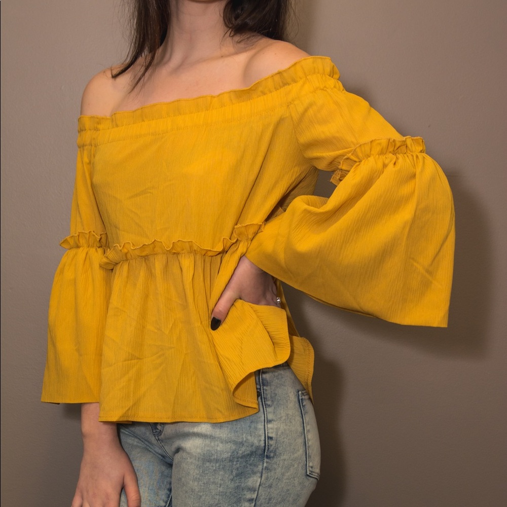 Off the shoulder blouse